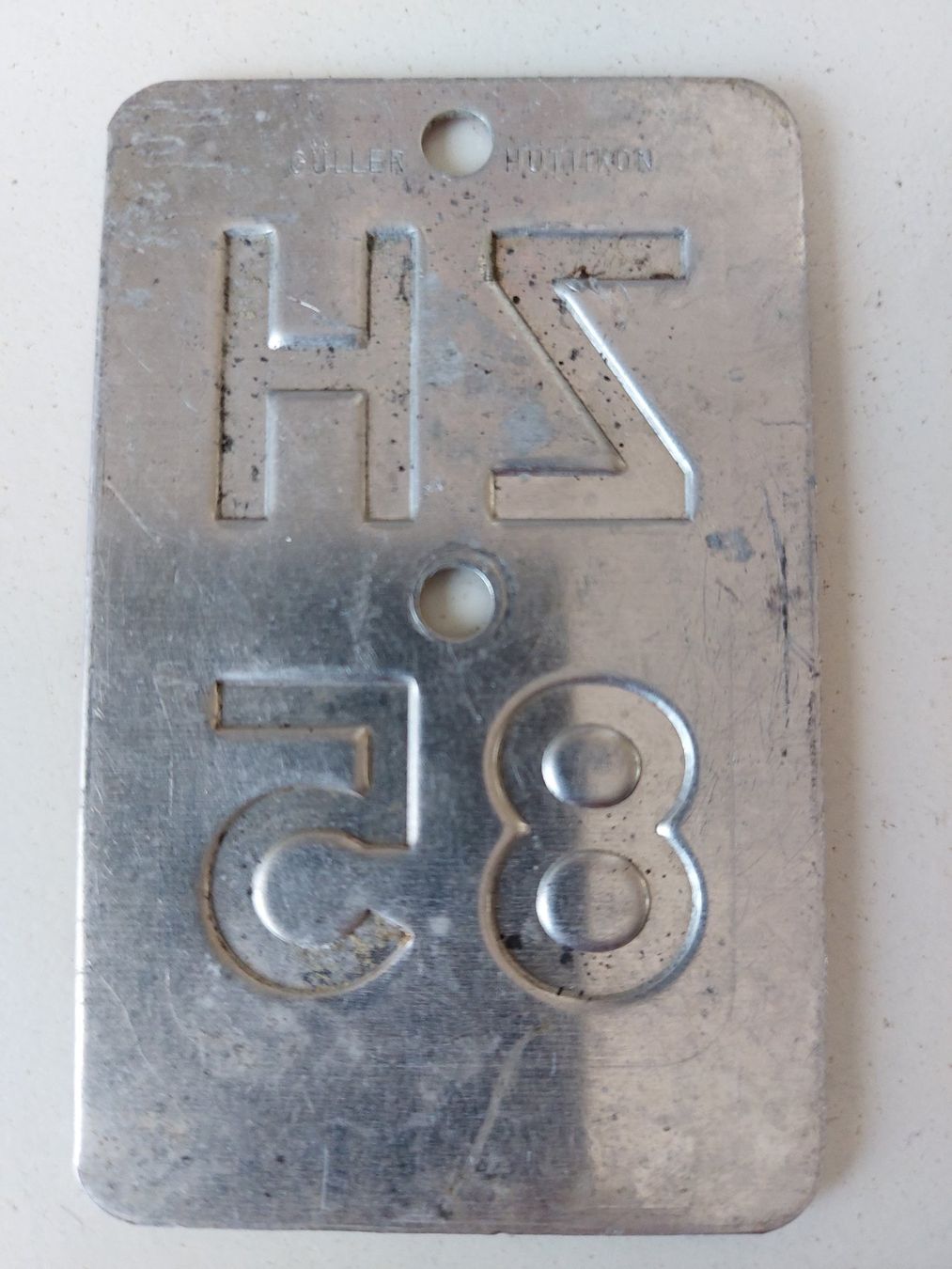 Sachs Insegne: Velonummer ZH 85 plaque Velo – Usato da Schenkon venduto da Uhu007 1