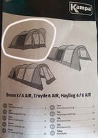 Tente gonflable Kampa / Aufblasbares Zelt Kampa