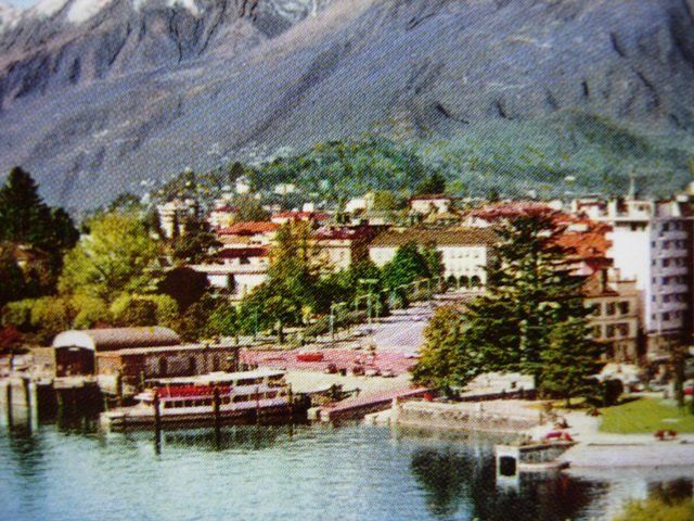 Cartoline postali: Ansichtskarte ungelaufen - Locarno / Schifflände – Usato da Dübendorf venduto da rumpumpel 1