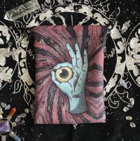 Beutel Säckli Hülle für Tarot Karten Edelsteine Wicca Motiv