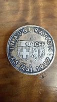 Médaille Inauguration CFF Genève Aéroport, argent 900