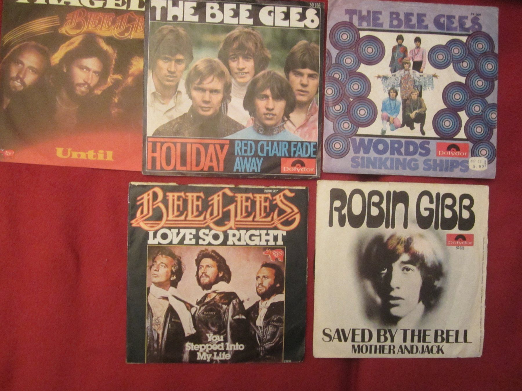 Schallplatten: 5 Singles Bee Gees + Robin Gibb 60/70er Jahren – Gebraucht aus Volketswil von nemo2000 1