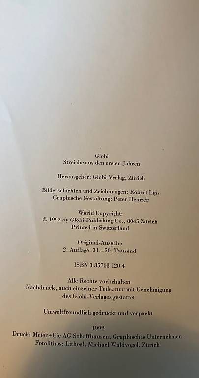 Bücher: Globibücher, 4 Stück – Gebraucht aus Wabern von walsn1 4