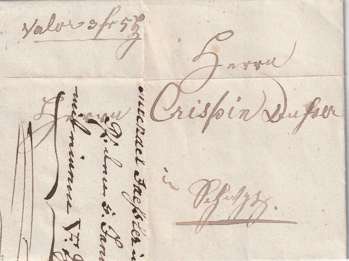 Documenti: Siegelbrief 1844 – Usato da uttwil venduto da Koehlerfred