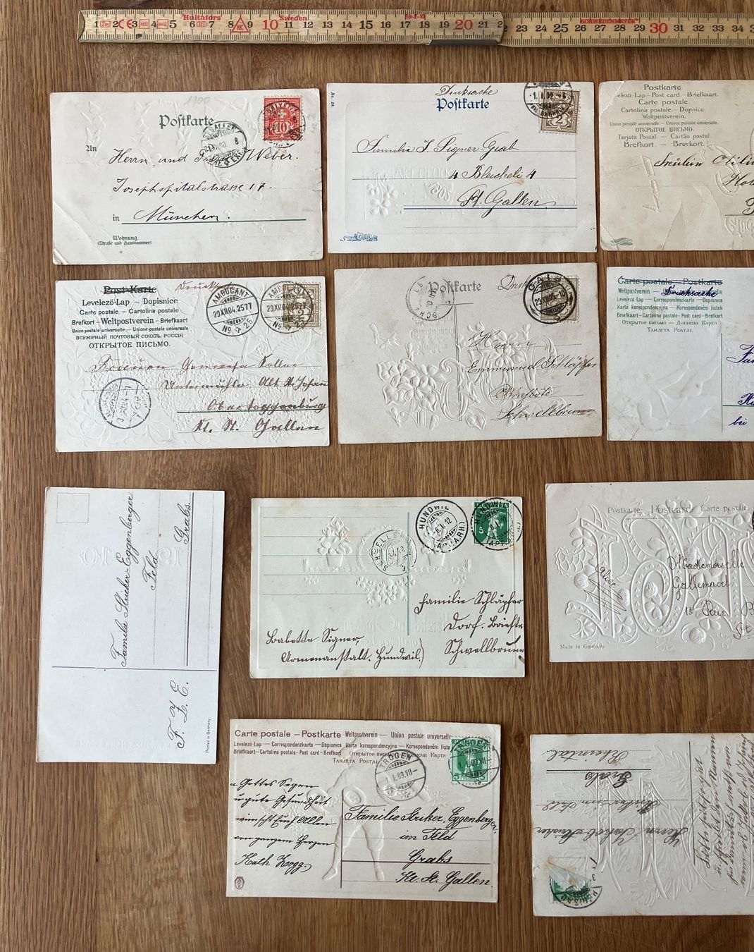 Cartes postales: Antike Ansichtskarten Neujahrsgrüsse – D'occasion à Waldstatt par breitaxt 5