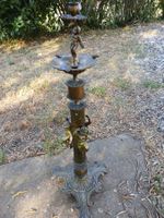 ART-DECO Kerzenstaender/Aschenbecher BRONCE PUTTEN Einmalig!