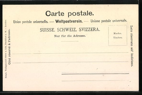 Ansichtskarten: St. Beatenberg, Kirche, Eiger, Mönch un – Gebraucht aus Berlin von bartko-reher 1