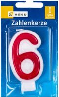 Zahlenkerze 6.5 cm 6