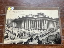 Carte Postale Ancienne Paris, La Bourse - Très Rare!