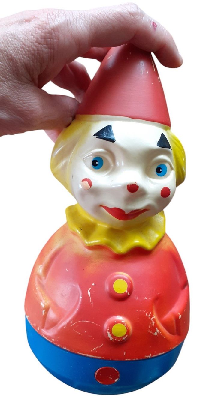 Bambole: Clown Stehaufmännchen Nr.1 – Usato da Mörschwil venduto da antiksalon 2