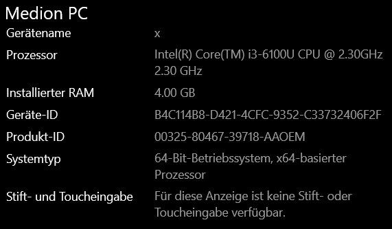 Medion Notebook: Medion Akoya E6422 Laptop – Usato da Bürchen venduto da UeliMueli85 5