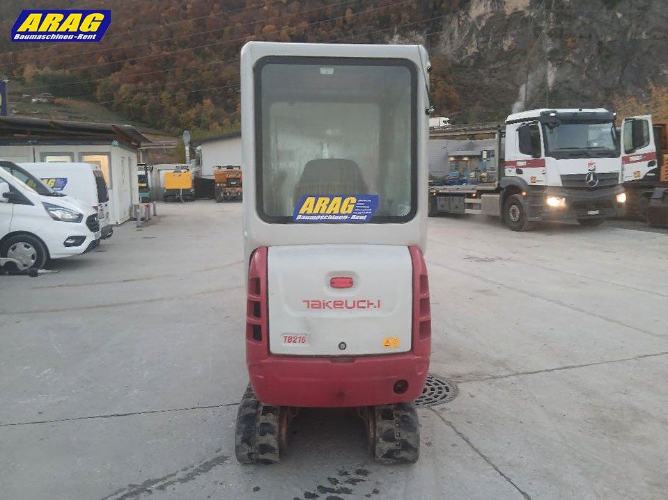 Takeuchi Escavatori: Takeuchi TB216 Minibagger – Usato da Hasle LU venduto da Arag08 5