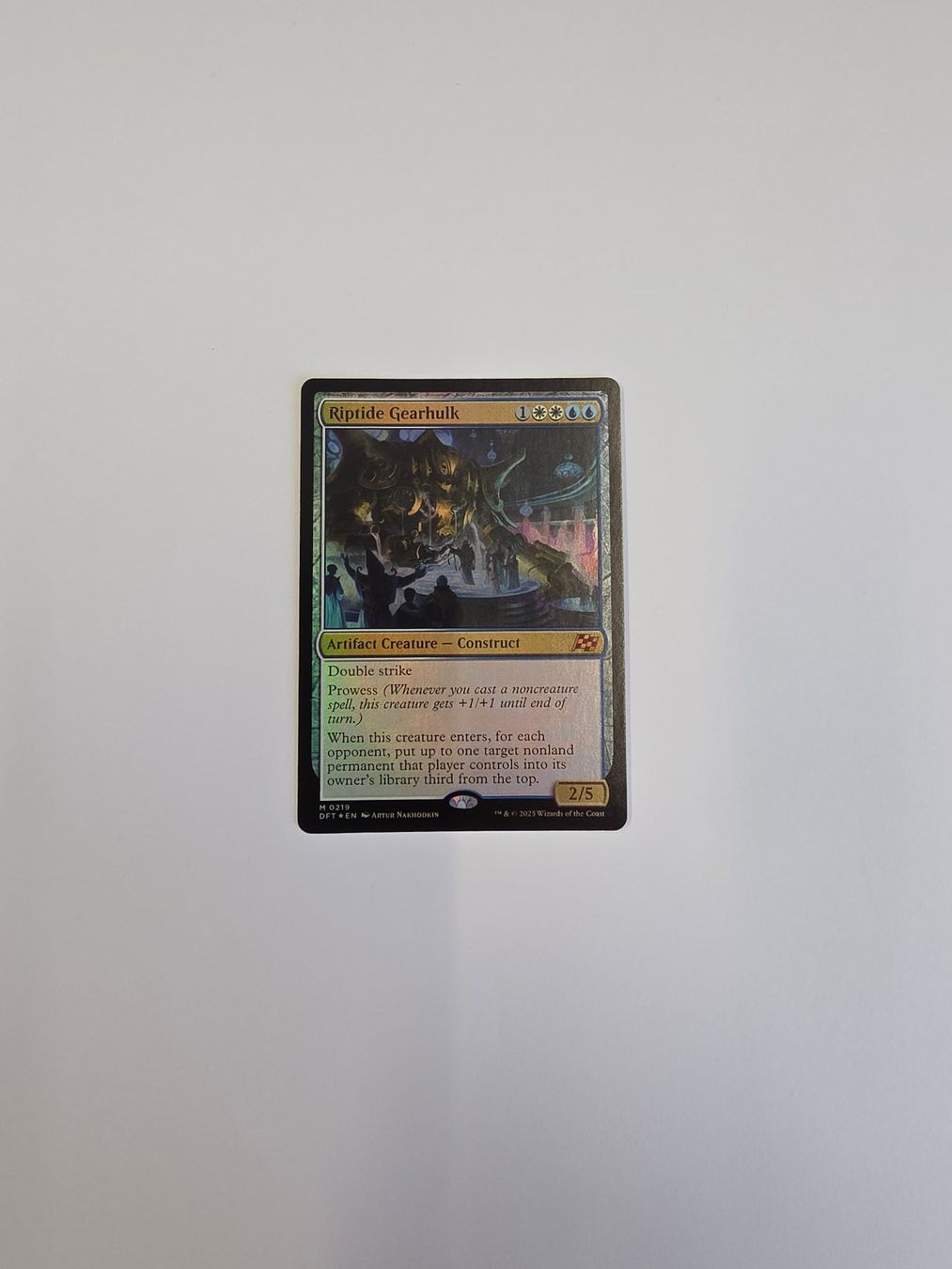 Magic The Gathering Carte collezionabili: MTG -DFT- Karte: Riptide Gearhulk - FOIL – Nuovo (secondo la descrizione) da Mörigen venduto da Gadgeteer 4