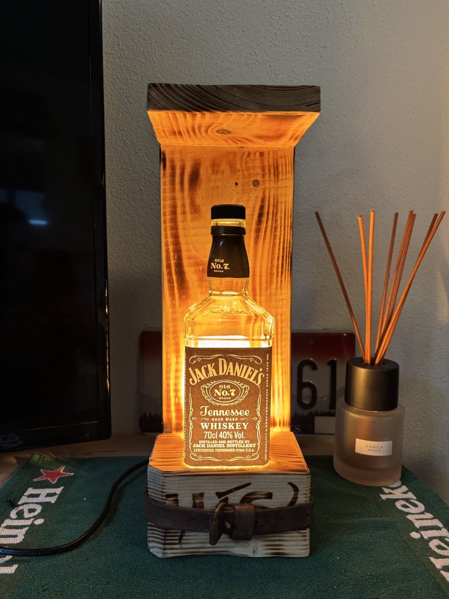 Lampen: Lampada con bottiglia whisky  – Neu (gemäss Beschreibung) aus S. Antonino von raffosuisse