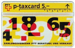Taxcard 407L_09487 Zahlungsverkehr Tel Nr. 071....., 600 Ex
