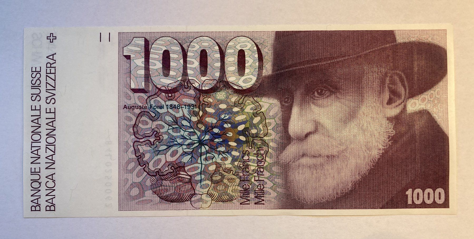 Banconote: 1000 Franken-Note "Ameise" unz – Nuovo (secondo la descrizione) da Rothenhausen venduto da peach910