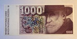 1000 Franken-Note "Ameise" unz