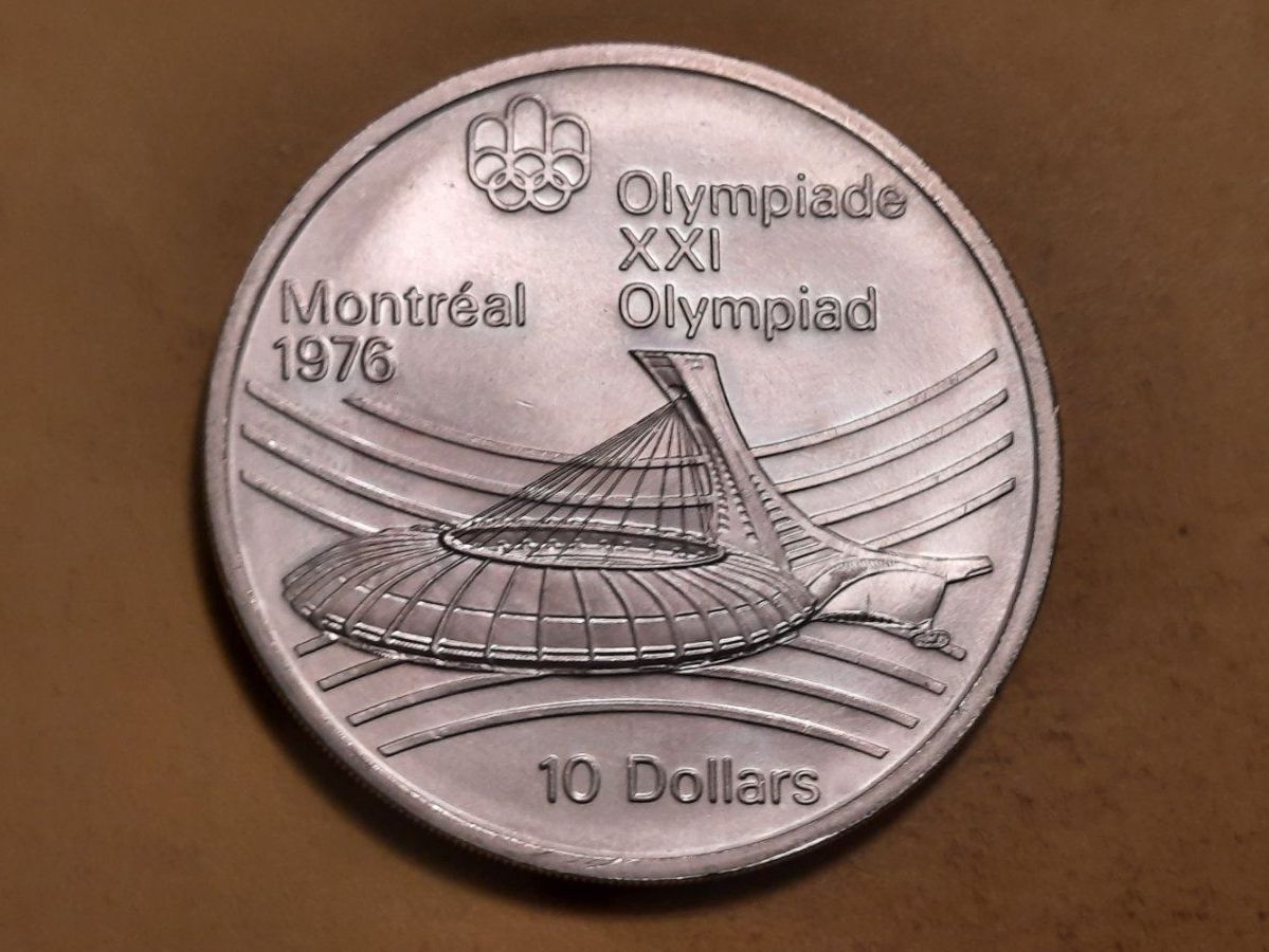 Tutti le monete: Kanada 10 Dollar "Olympiade Montreal 1976" Silber – Usato da Buchs SG venduto da numispatica