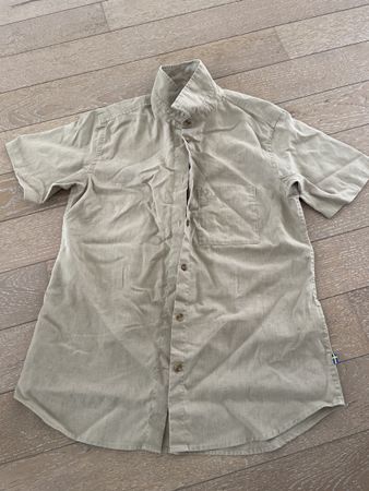 Fjällräven Womens Shirt XS, beige, short-sleeved, summer