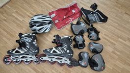 K2 VO2 90 Pro Inline-Skates (Gr. EUR 42.5), Komplett-Set
