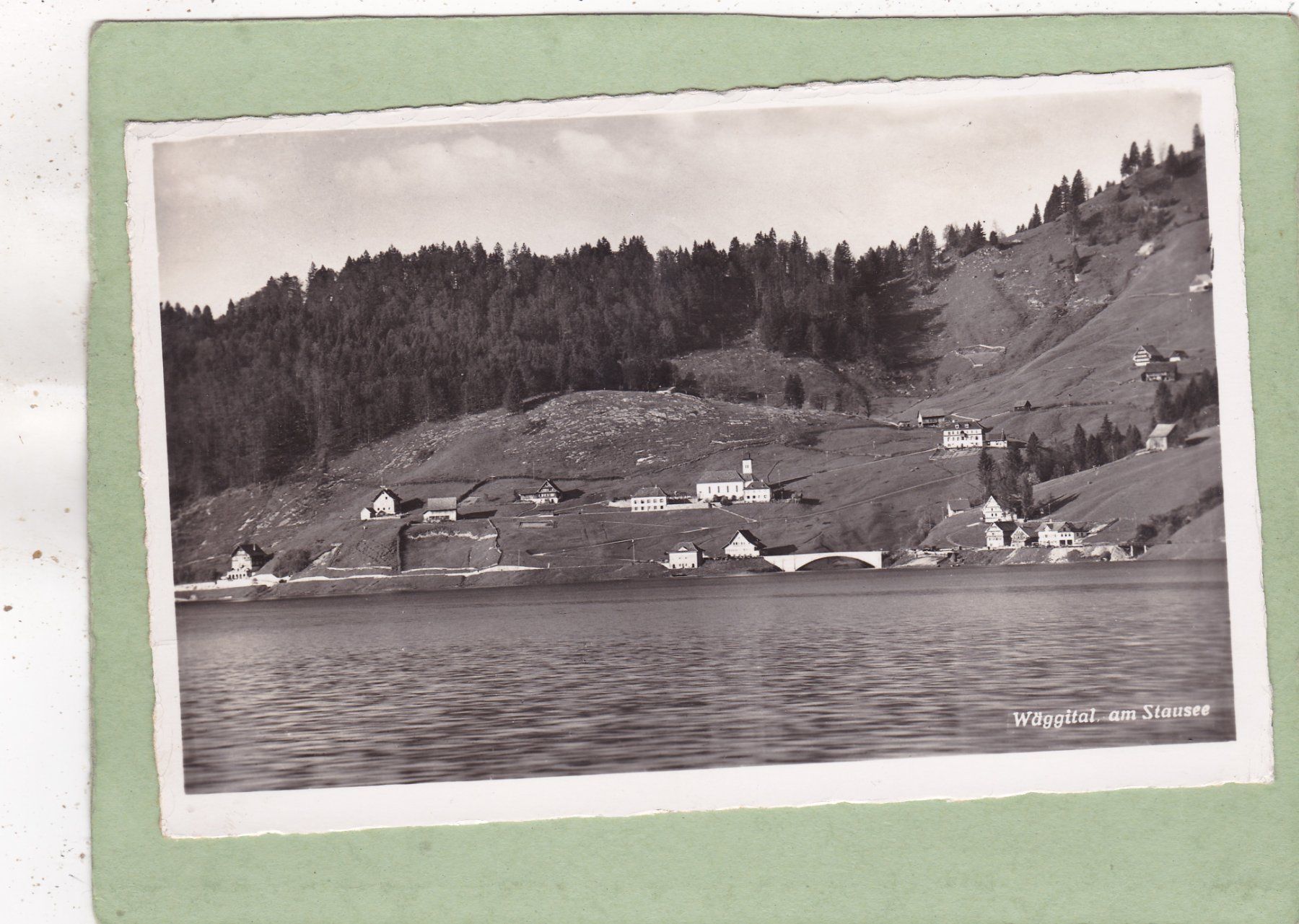 Ansichtskarten: Wäggital am Stausee 1943 – Gebraucht aus Herisau von Lisegrat2008