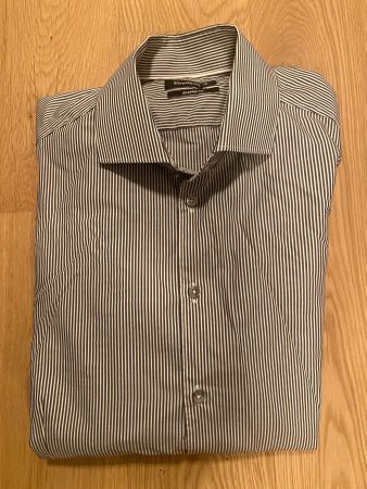 Strellson Hemd, Grösse M, Shaped Fit, gestreift
