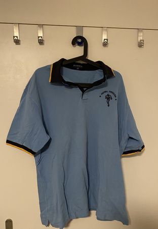 Watson's Poloshirt Gr. XL blau/gelb Fussball