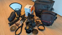 Sony RX10 IV Komplettset mit Blitz etc.