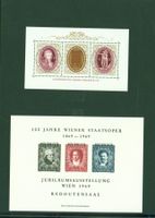 Österreich Bogen, Neudrucke etc. auf 10 Albumseiten (AX506)