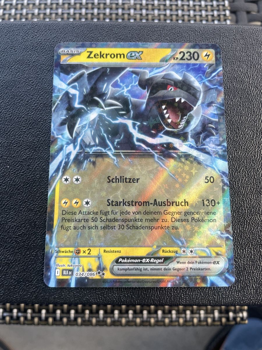 Pokémon Carte collezionabili: Pokemon Zekrom ex Schwarze Blitze 034/086 DE – Nuovo (secondo la descrizione) da Bellach venduto da Pokemam