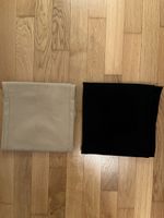 Stoffhosen in Schwarz und Beige