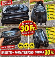  BAULETTO + PORTA TELEFONO MOTO / BICI  OFFERTA 30 CHF