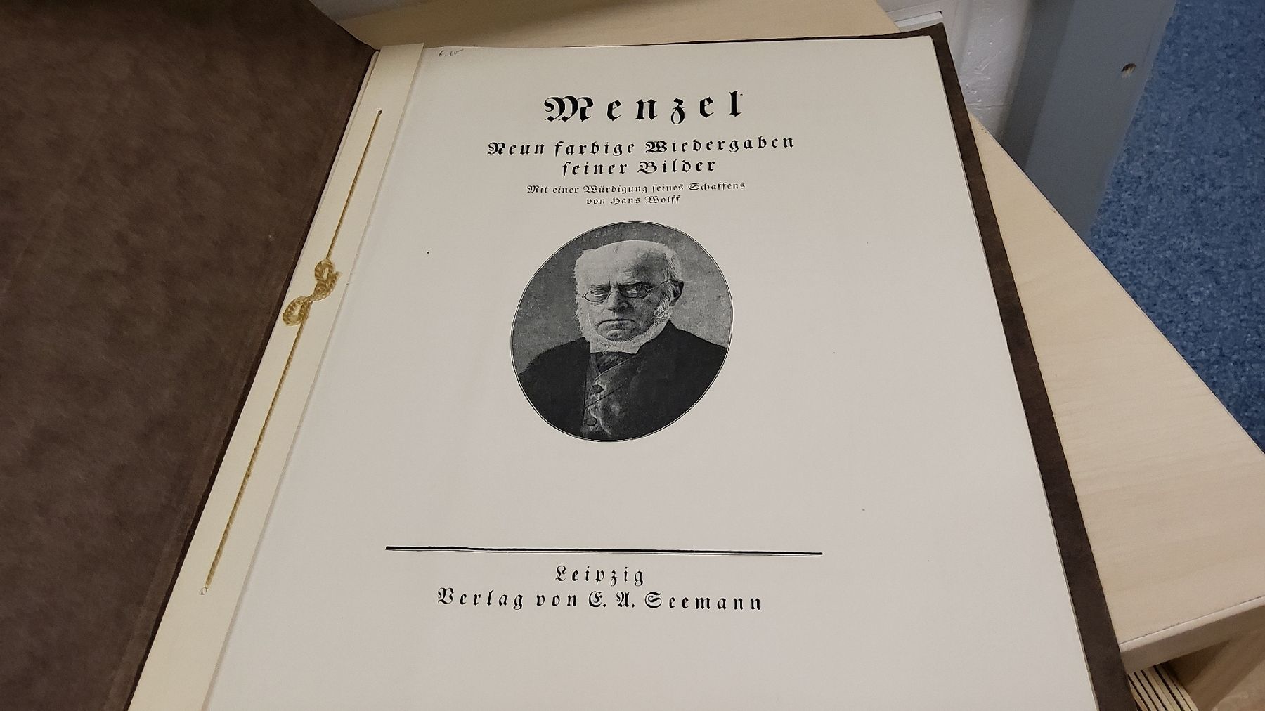 Libri: Menzel - Kunstmappe - Farbige Wiedergaben seiner Bilder – Usato da Herisau venduto da Nluanalucas 1