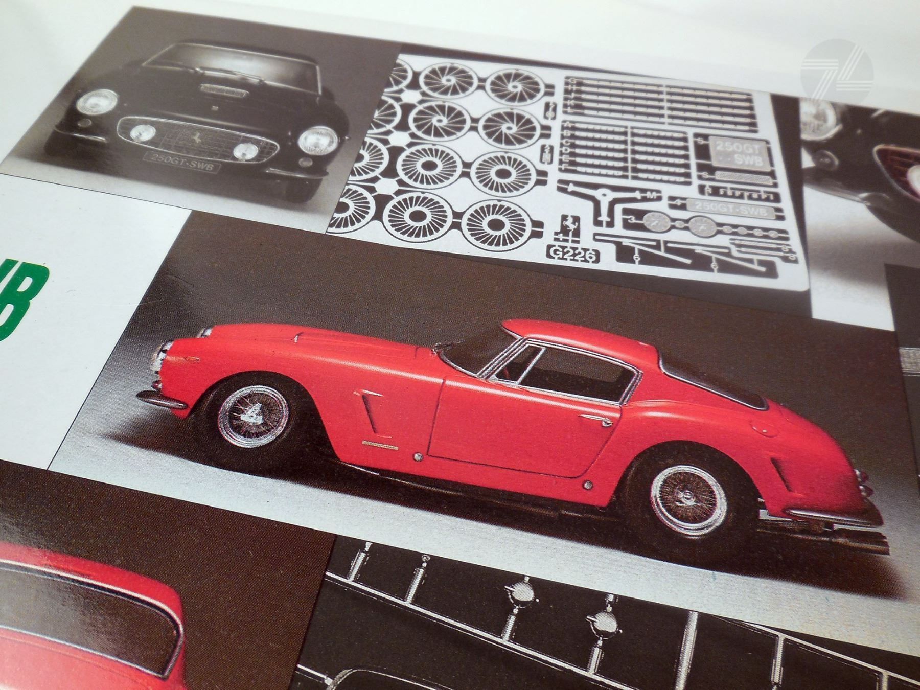 Ferrari 250GT SWB Gunze Sangyo Echelle 1/24 Kit