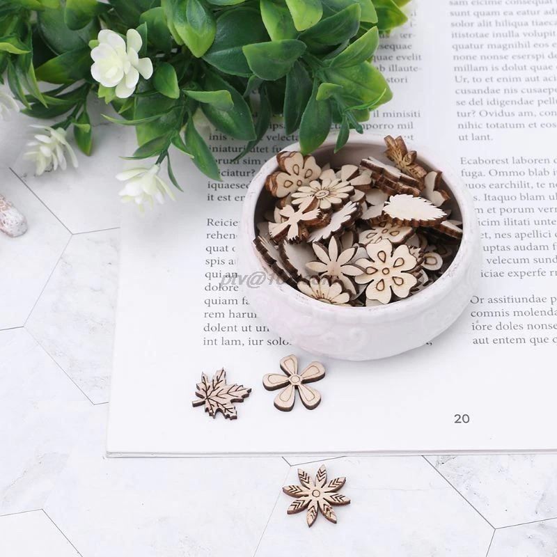 Holzartikel: 200 HOLZ BLUMEN - BASTELN - DEKORATION – Neu und originalverpackt aus Kriens von swissgadget 2