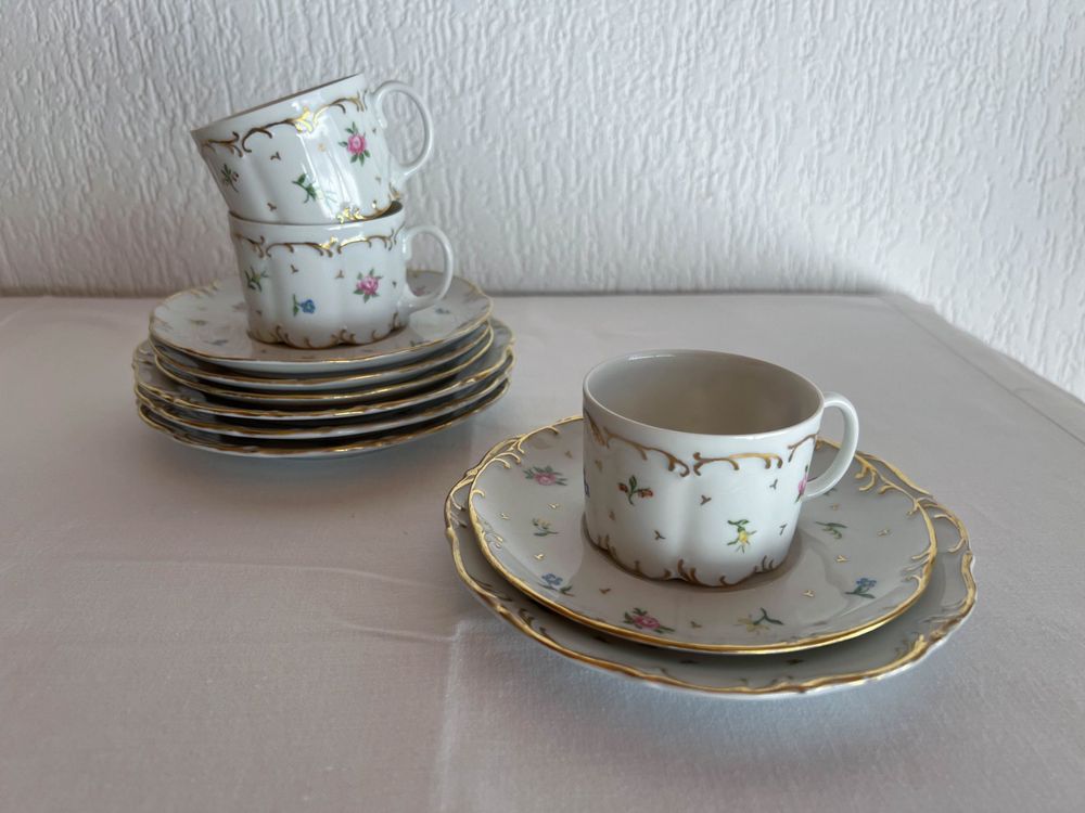40+ Kaffeeservice Blumen Alt, Verkaufe sehr gut erhaltenes