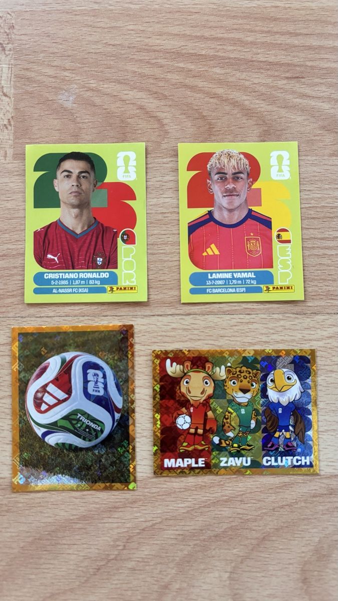 Panini Sammelbilder & Trading cards: Panini WM Sticker Ronaldo , Yamal – Neu (gemäss Beschreibung) aus Fisibach von Fisisale
