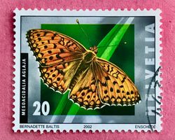Nr.1062 Grosser Permutterfalter Schmetterlinge GESTEMPELT 