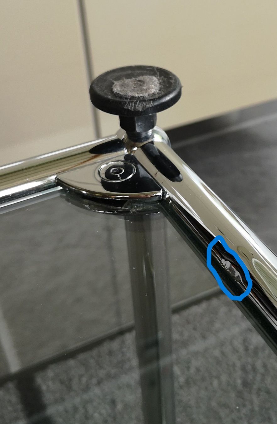 USM Tavoli: ORIGINAL USM HALLER BEISTELLTISCH / COUCHTISCH – Usato da Sissach venduto da Megane21 3