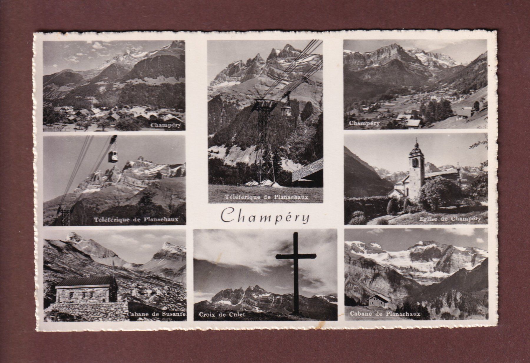 Cartes postales: CHAMPERY - 8 images – D'occasion à Pully par nicecards-shop