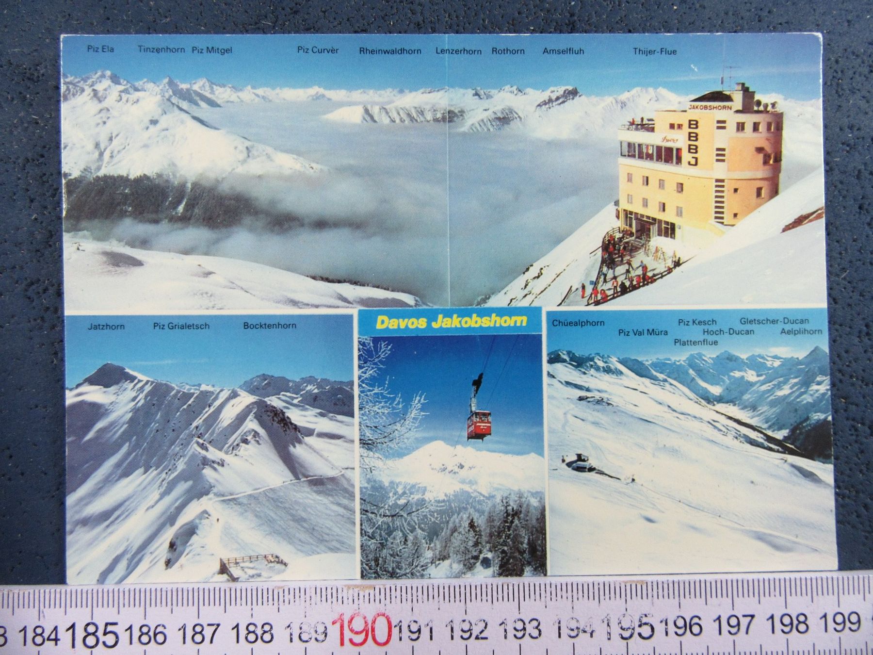 Cartoline postali: DAVOS JAKOBSHORN SCHNEE GR AK – Usato da Ettingen venduto da Hausi4711