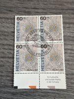 Schweiz Briefmarke Helvetia Pro Patria 1994 Viererblock top!