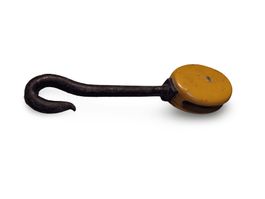 🪝Hakenflaschenzug Seilrolle 7.5kg Kran Greifzug Umlenkrolle