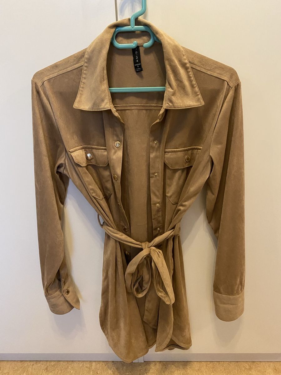 Vestiti: Kleid Beige/Braun Amisu – Nuovo (secondo la descrizione) da Dübendorf venduto da GinaGiulia