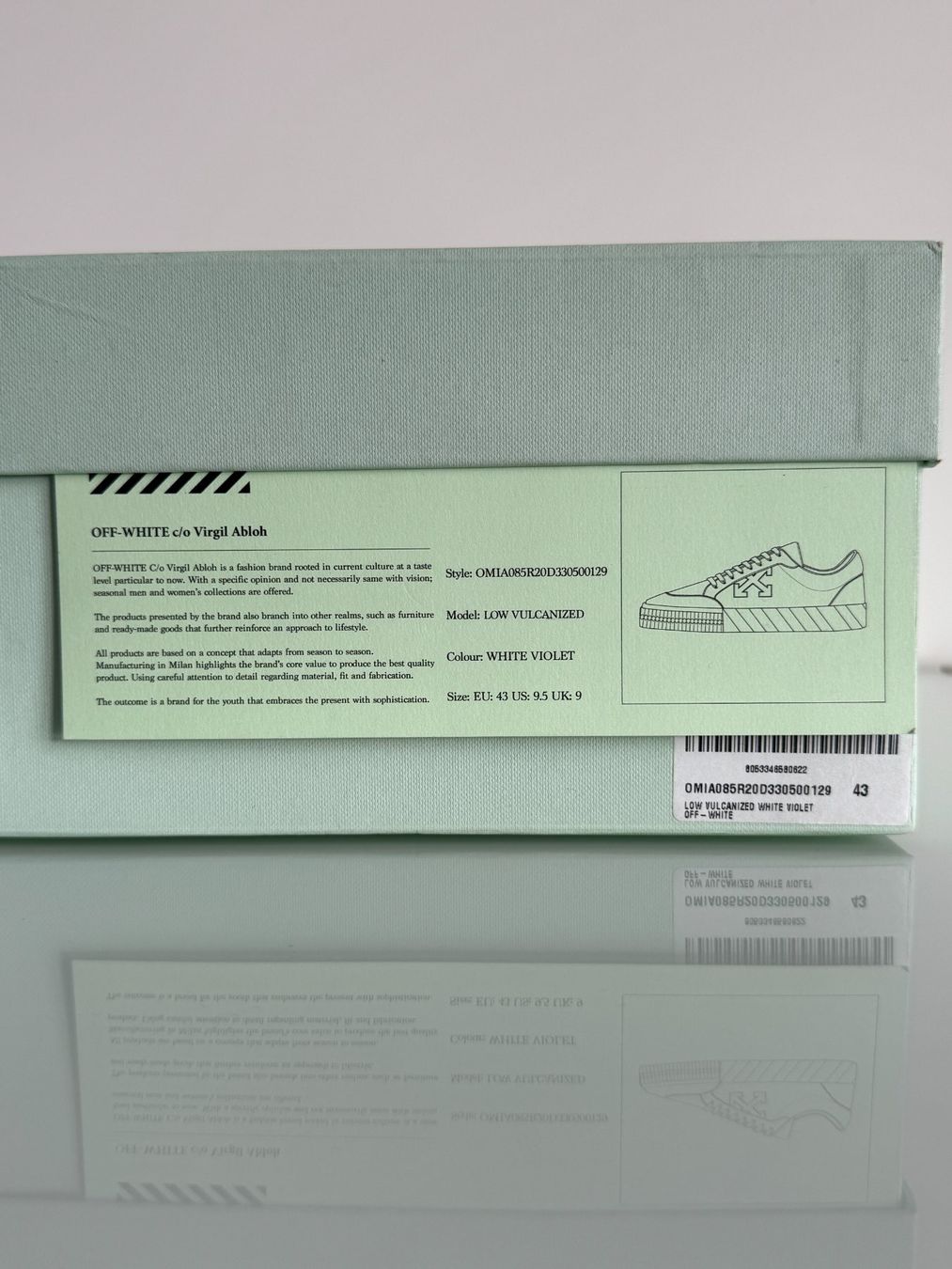 Off-White Scarpe da uomo: Off-White low vulcanized (Grösse 43) Neuwertig – Nuovo e nell'imballaggio originale da Oberwil BL venduto da Chelsea26 5