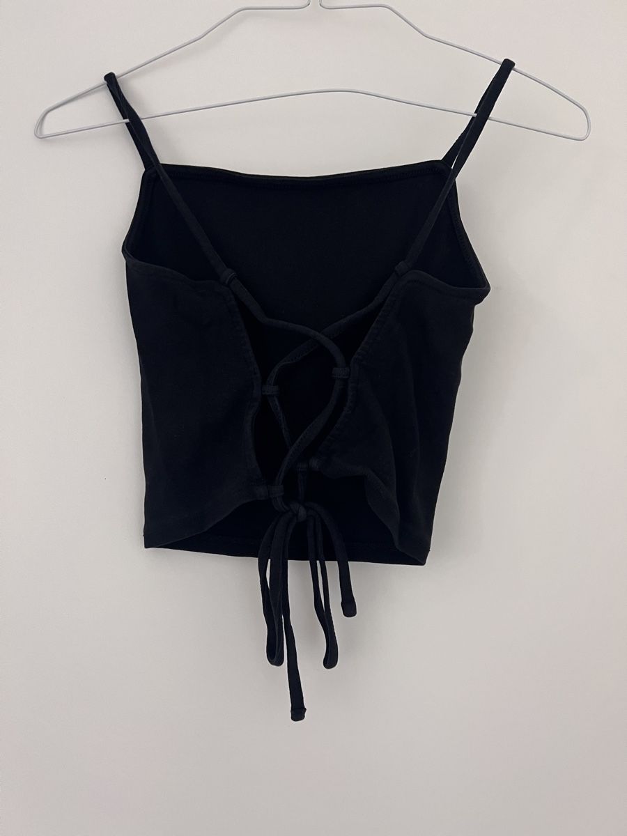 Tally Weijl Tops: Schwarzes Top mit Schnürung – Gebraucht aus Zürich von man_nq66 3