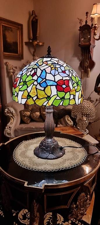 Lampade: Echtglas Lampe, Sommertraum – Nuovo (secondo la descrizione) da Kaufdorf venduto da Nati-Nati