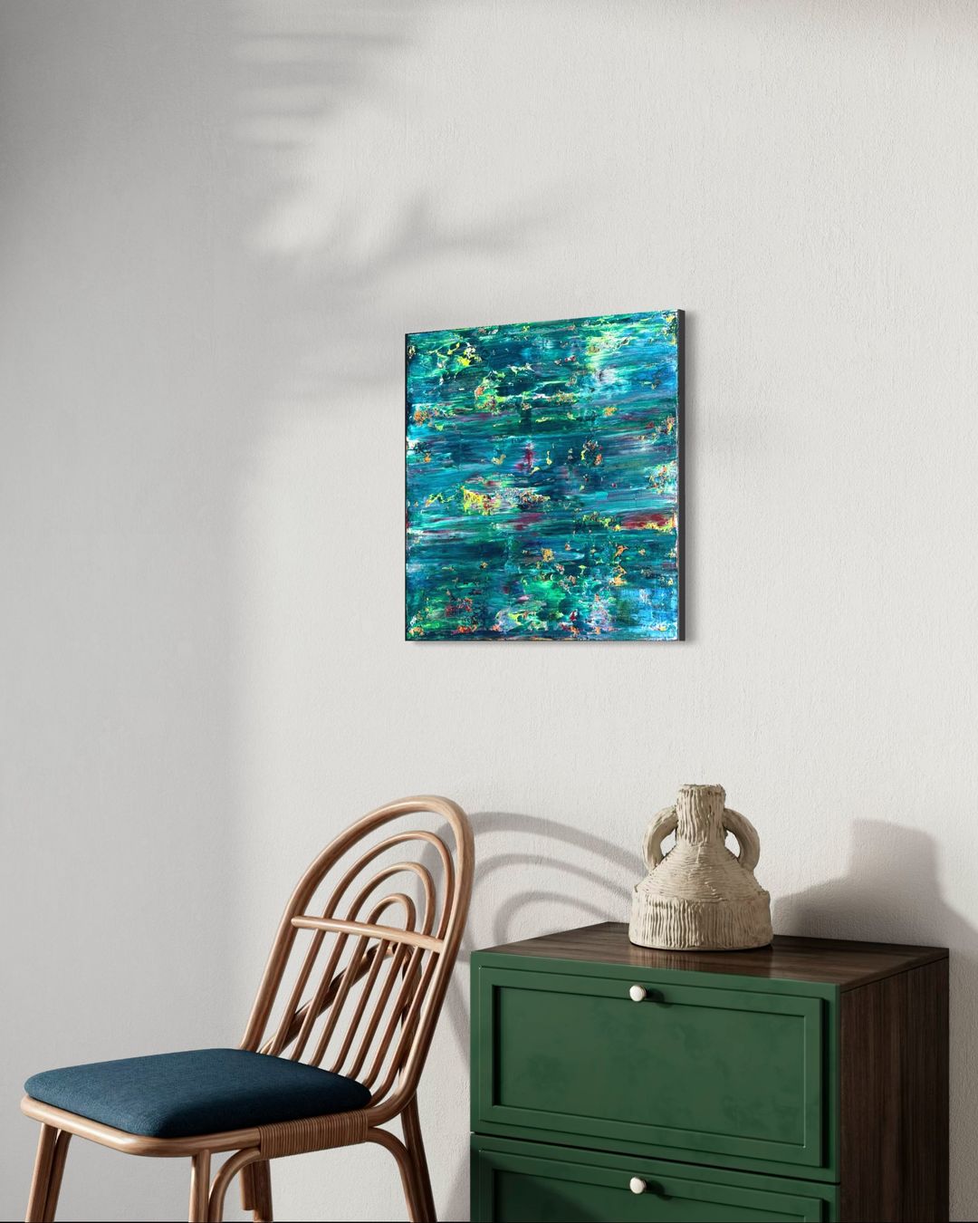 Dipinti: Original abstraktes Acrylbild 50x50 cm – Nuovo e nell'imballaggio originale da Kirchlindach venduto da GeibKeller 8