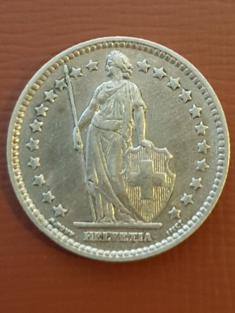 Alle Münzen: 1 Franken 1887 Erhaltung! – Gebraucht aus Biel/Bienne von underdogs