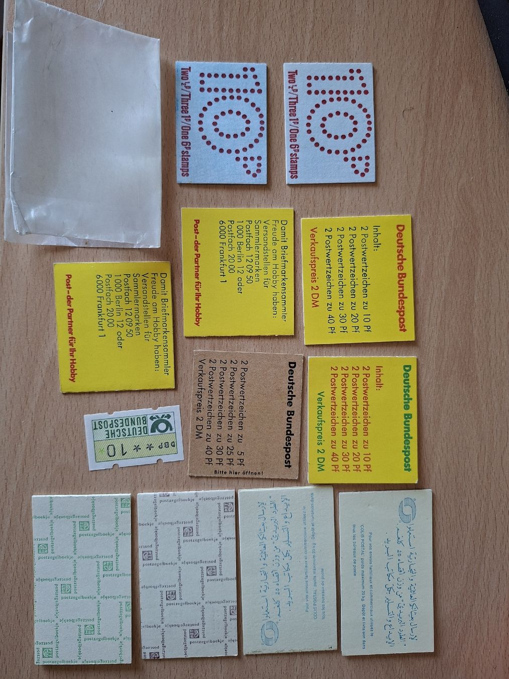 Alle Briefmarken: Collection timbres divers, 10 carnets complets et incomplets – Gebraucht aus Chêne-Bougeries von mic_t6jh
